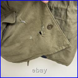 Original WWII Us Army M43 Field Jacket Named Major Officer