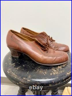 Original WWII WAC US Army Women's Shoes Heels