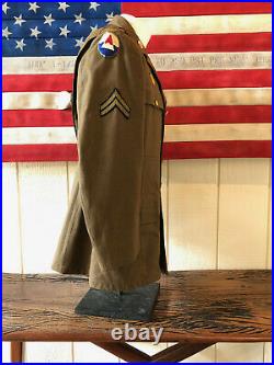 Original WWII WW2 1941 US Army Uniform Jacket and Trouser Named