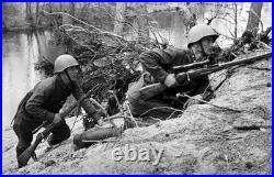 Original WWII WW2 Battl. Relic Soviet /Red Army Excellent SNIPER Badge (1942)