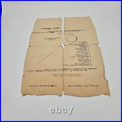 Original WWII WW2 German Defeat 1945 Berlin Declaration Army document soldier