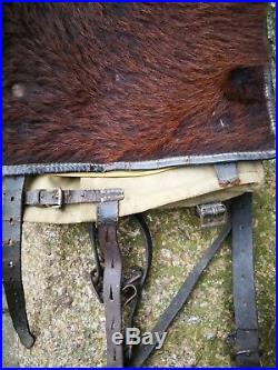 Original WWII WW2 German Horse Hair Backpack, Tornister, Rucksack, Wehrmacht, Army