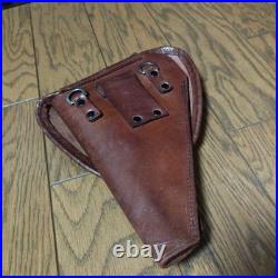 Original WWII WW2 Japanese Army Type 14 Nambu Pistol Holster Leather Vintage