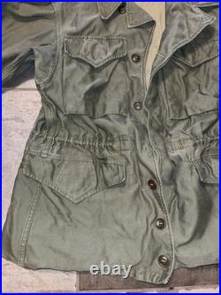 Original WWII WW2 / Korea US Army M1943 Field Jacket 34 R Dated Sept 1944