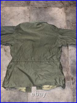 Original WWII WW2 / Korea US Army M1943 Field Jacket 34 R Dated Sept 1944
