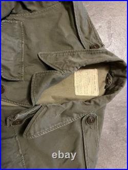 Original WWII WW2 / Korea US Army M1943 Field Jacket 34 R Dated Sept 1944