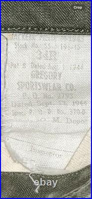 Original WWII WW2 / Korea US Army M1943 Field Jacket 34 R Dated Sept 1944