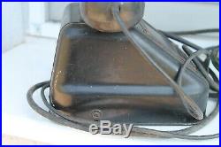 Original WWII WW2 Old German Army Military Bakelite Metal Telephone