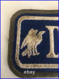 Original WWII WW2 US Army 2nd Corps Infantry Troops Patch OD Border Green Back