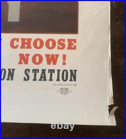 Original WWII War Poster RIGHT IS MIGHT U. S. Army Recruiting 1942 Stewart Graves