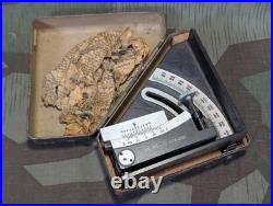 Original WWII Winkelmesser W. M. 35 German Artillery & Mortar Level Tool Box Army