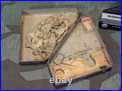 Original WWII Winkelmesser W. M. 35 German Artillery & Mortar Level Tool Box Army