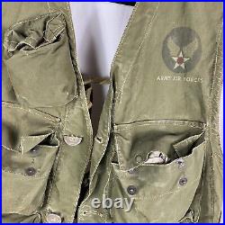 Original WWIi US Army Air Corp Pilot C-1 Survival Vest