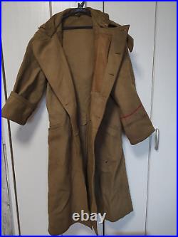 Original World War 2 WWII Japan Military Army Soldier's Wool Uniform Long Coat