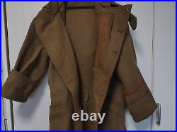 Original World War 2 WWII Japan Military Army Soldier's Wool Uniform Long Coat