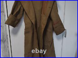 Original World War 2 WWII Japan Military Army Soldier's Wool Uniform Long Coat