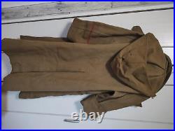 Original World War 2 WWII Japan Military Army Soldier's Wool Uniform Long Coat