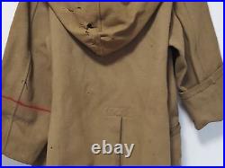 Original World War 2 WWII Japan Military Army Soldier's Wool Uniform Long Coat