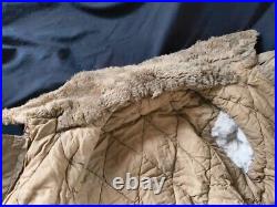 Original World War 2 WWII Japan Military Army Soldier's fur Uniform Long Coat