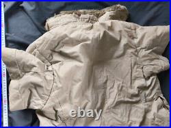 Original World War 2 WWII Japan Military Army Soldier's fur Uniform Long Coat