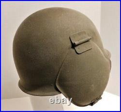 Original Ww2 Army Air Forces M-3 Flak Helmet Unissued With Document