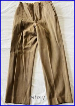 Original Ww2 Us Army Officer Drees Jacket Uniform Pinks Greens Pants Tie 2nd Lt