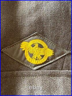 Original Ww2 Us Army Uniform 37th Infantry Division Jacket Hat Patches Shirt Pto