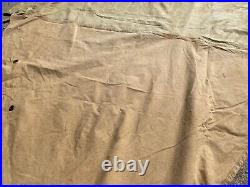 Original Wwi Wwii Us Army M1910 Tent Shelter Half-unit Marked