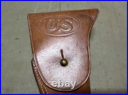Original Wwi Wwii Us Army M1917.45 M1911 M1911a1 Pistol Holster-clinton, 1918