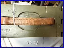 Original Wwi Wwii Us Army M1917 Browning 1919 Wooden Ammo Chest Box