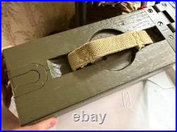 Original Wwi Wwii Us Army M1917 Browning 1919 Wooden Ammo Chest Box