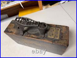 Original Wwi Wwii Us Army M1917 Browning 1919 Wooden Ammo Chest Box-unit Marked