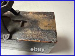 Original Wwi Wwii Us Army M1917 Browning 1919 Wooden Ammo Chest Box-unit Marked
