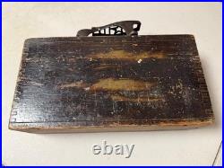 Original Wwi Wwii Us Army M1917 Browning 1919 Wooden Ammo Chest Box-unit Marked