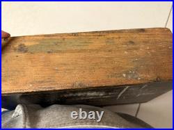 Original Wwi Wwii Us Army M1917 Browning 1919 Wooden Ammo Chest Box-unit Marked