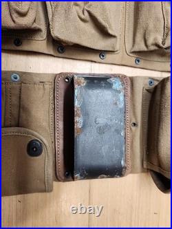 Original Wwi Wwii Us Army M1918 Bar Browning Gunner Ammo Belt