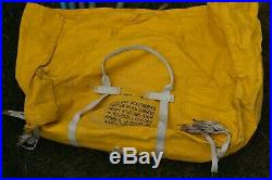 Original Wwii Army Air Corps Aircraft Survival Rubber Life Raft Boat Kit 1945