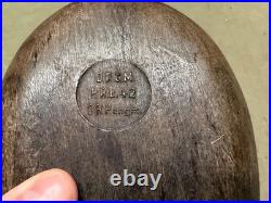 Original Wwii German Army Infantry M31 Afrika Korp Coconut Wooden Canteen-1942