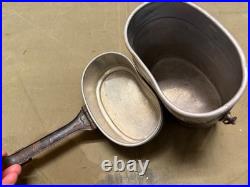 Original Wwii German Army Infantry M31 Mess Kit Tin Kit-dated 1938