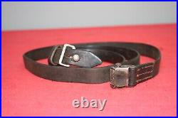 Original Wwii German Army Officer Leather Sling Strap Mp