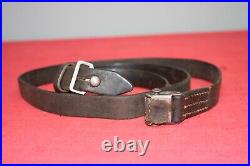 Original Wwii German Army Officer Leather Sling Strap Mp