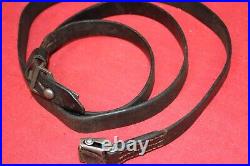 Original Wwii German Army Officer Leather Sling Strap Mp