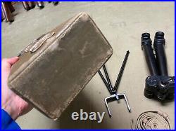 Original Wwii Ija Japanese Army 8x6 Artillery Trench Periscope Tripod & Case