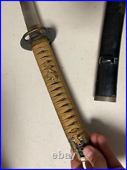 Original Wwii Ija Japanese Army Nco Samuri Sowrd & Scarbbard