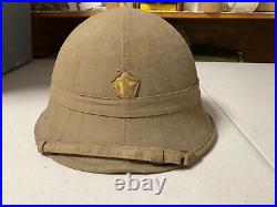 Original Wwii Ija Japanese Army Summer Pith Helmet