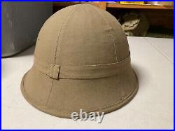 Original Wwii Ija Japanese Army Summer Pith Helmet