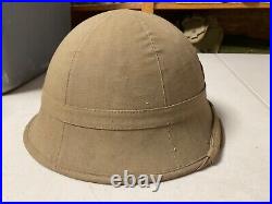 Original Wwii Ija Japanese Army Summer Pith Helmet