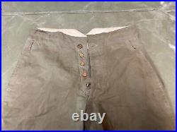 Original Wwii Ija Japanese Army Summer Type 98 Trousers-small 32 Waist