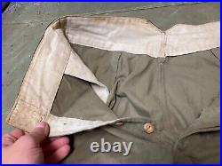 Original Wwii Ija Japanese Army Summer Type 98 Trousers-small 32 Waist