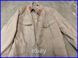 Original Wwii Ija Japanese Army Type 98 Summer Field Tunic-small 38r